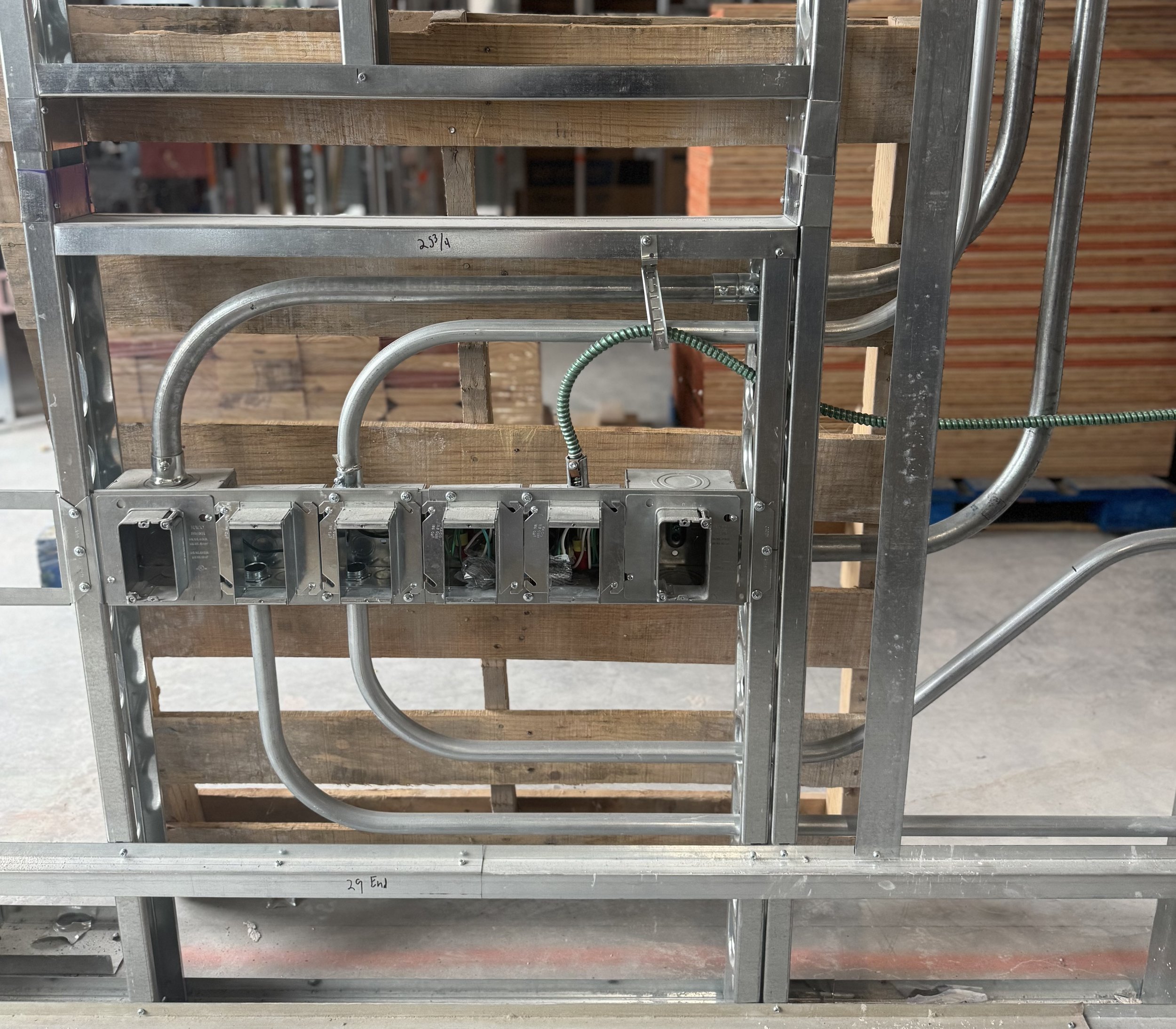 Oranssi technician working on a roof project