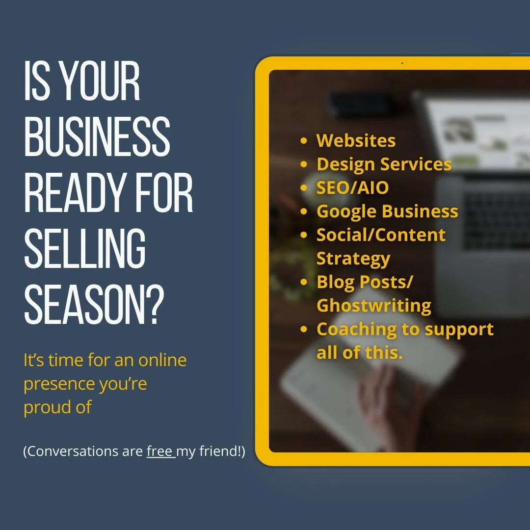 October is your last chance to get a site built or updated in time for the holidays. We&rsquo;re opening 2 client spots only this month for businesses who want a website that actually converts.

⚡ Fresh design

⚡ Smooth customer experience

⚡ Built t