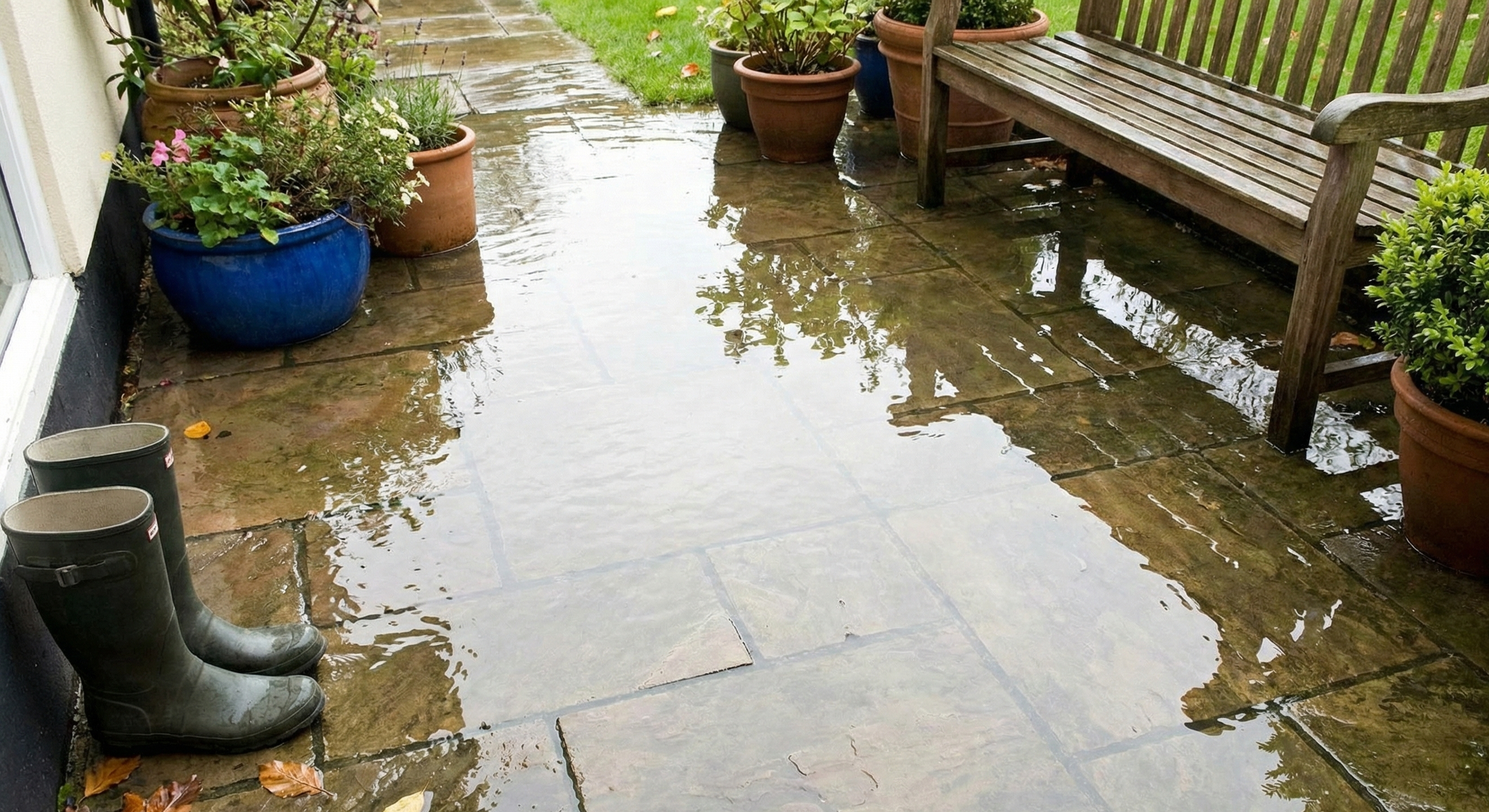 Why Your Union County Yard Floods After Heavy Rain