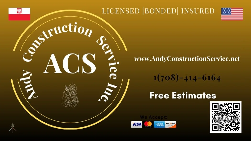 Call us for a Free Estimate on your next project.
1-708-414-6164
ACS Inc.