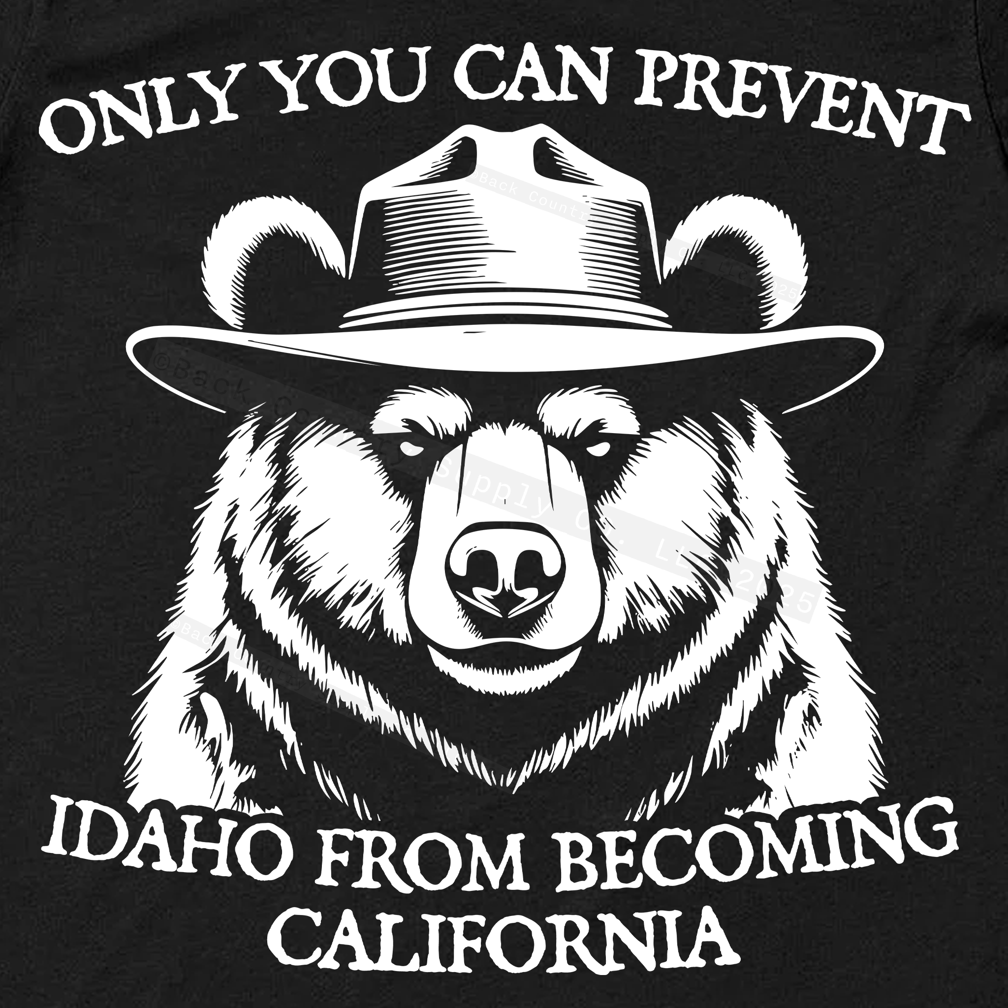 Idaho - Only You Can Prevent Your State From Becoming California - Unisex T-Shirt (Front Print)