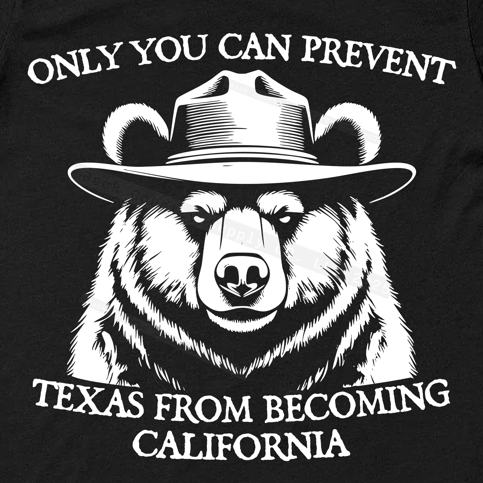Texas - Only You Can Prevent Your State From Becoming California - Unisex T-Shirt (Front Print)