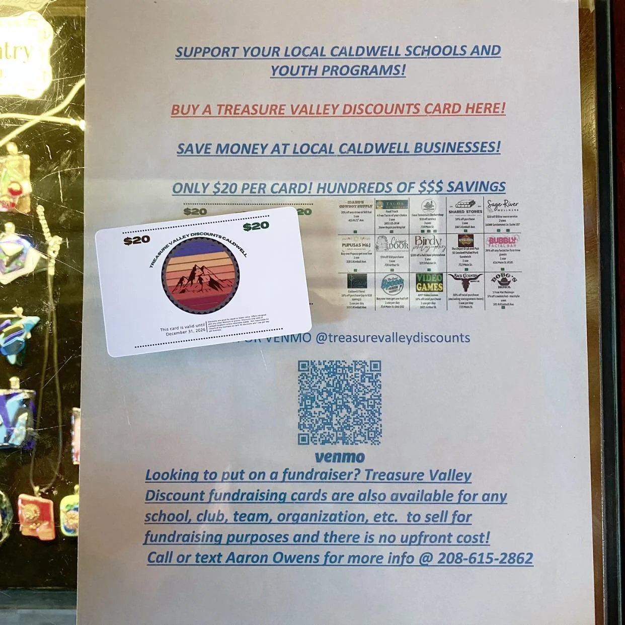 Support local and save big while you&rsquo;re at it 🙌

We&rsquo;ve got Treasure Valley Discount Cards available right here at Back Country Supply Co. for just $20!

These cards are packed with deals from local Caldwell businesses, so you&rsquo;ll ma