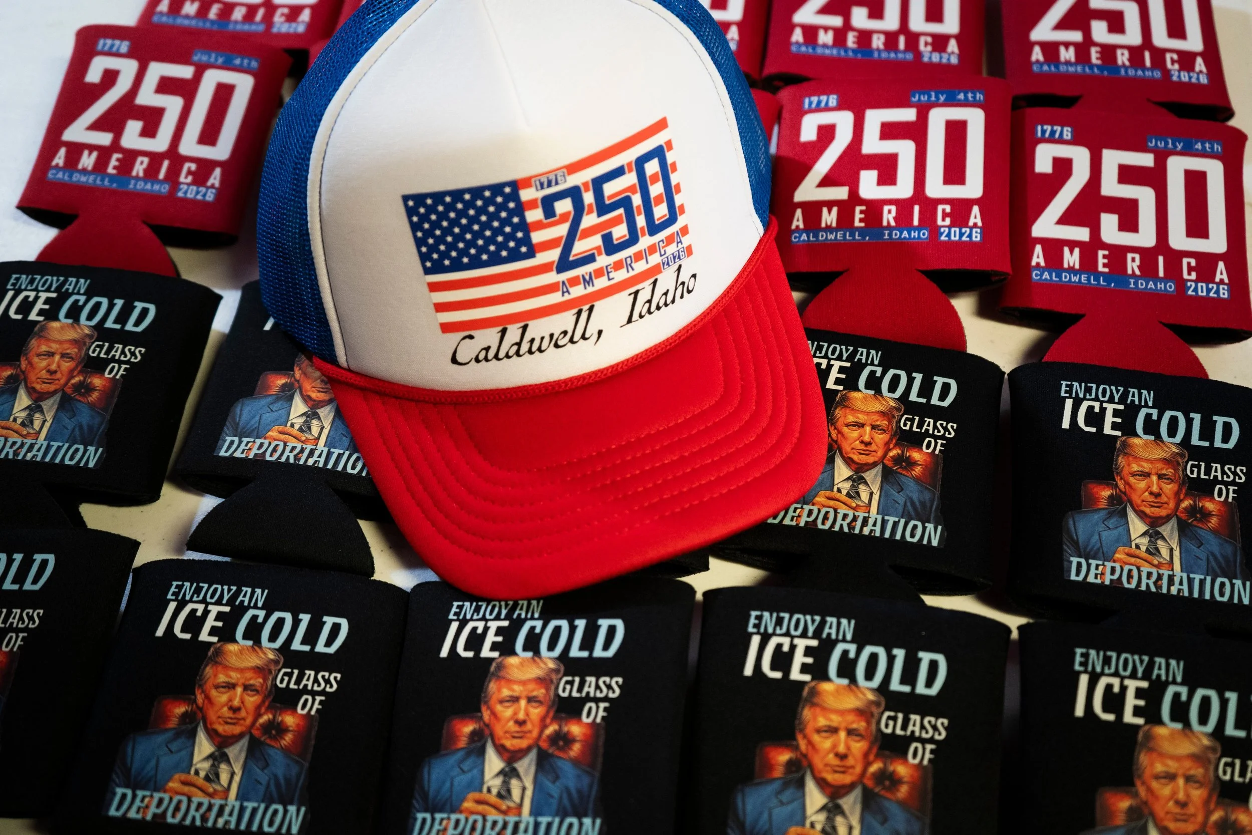 America 250! Rolling out some patriotic gear in Caldwell today.