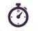 Icon of a stopwatch