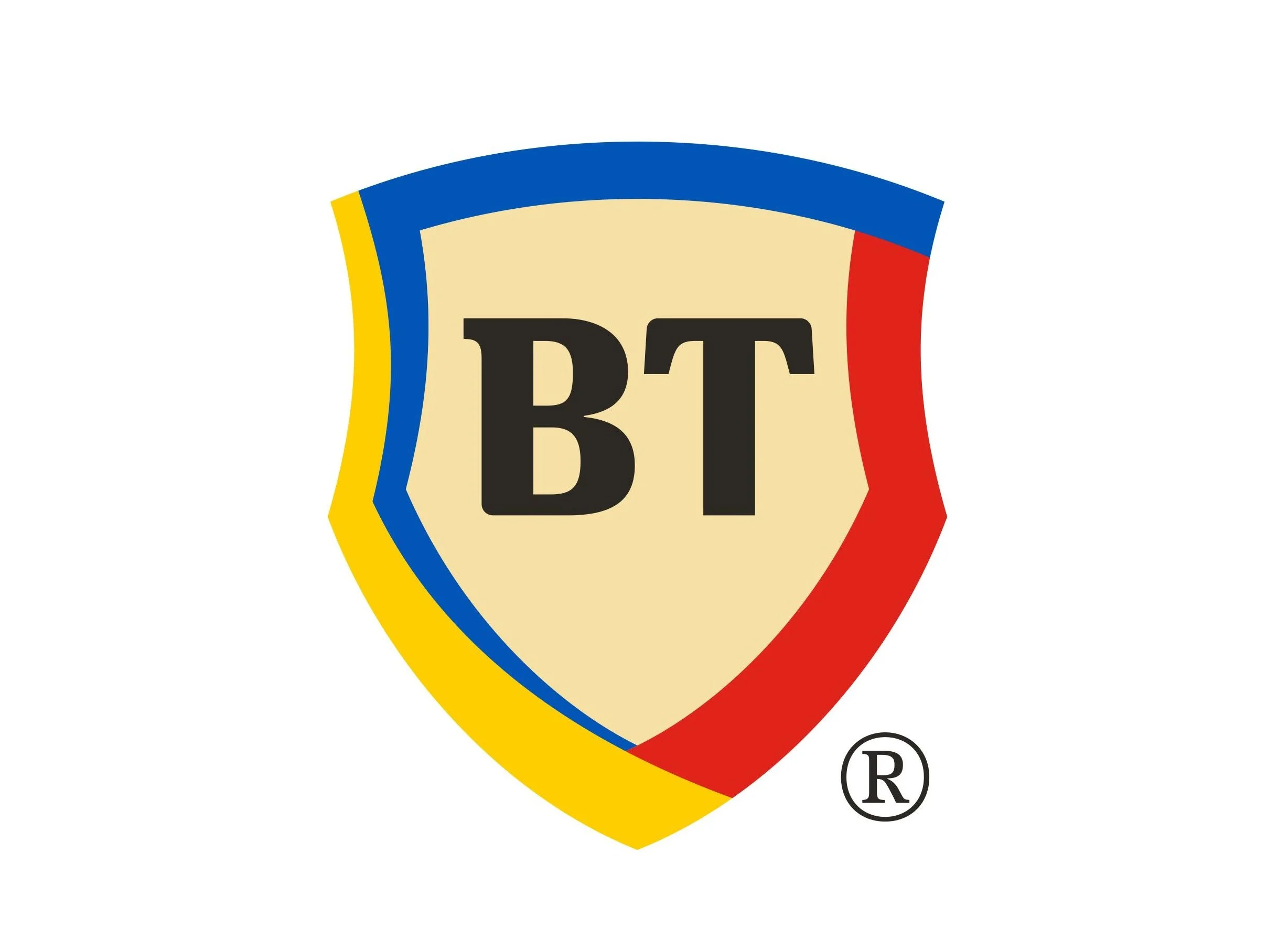 The image features a logo with a shield-shaped background divided into yellow, blue, and red sections. The word 'BPI' is prominently displayed in black letters in the center of the shield. There is a small registered trademark symbol (®) below and to the right of the shield.