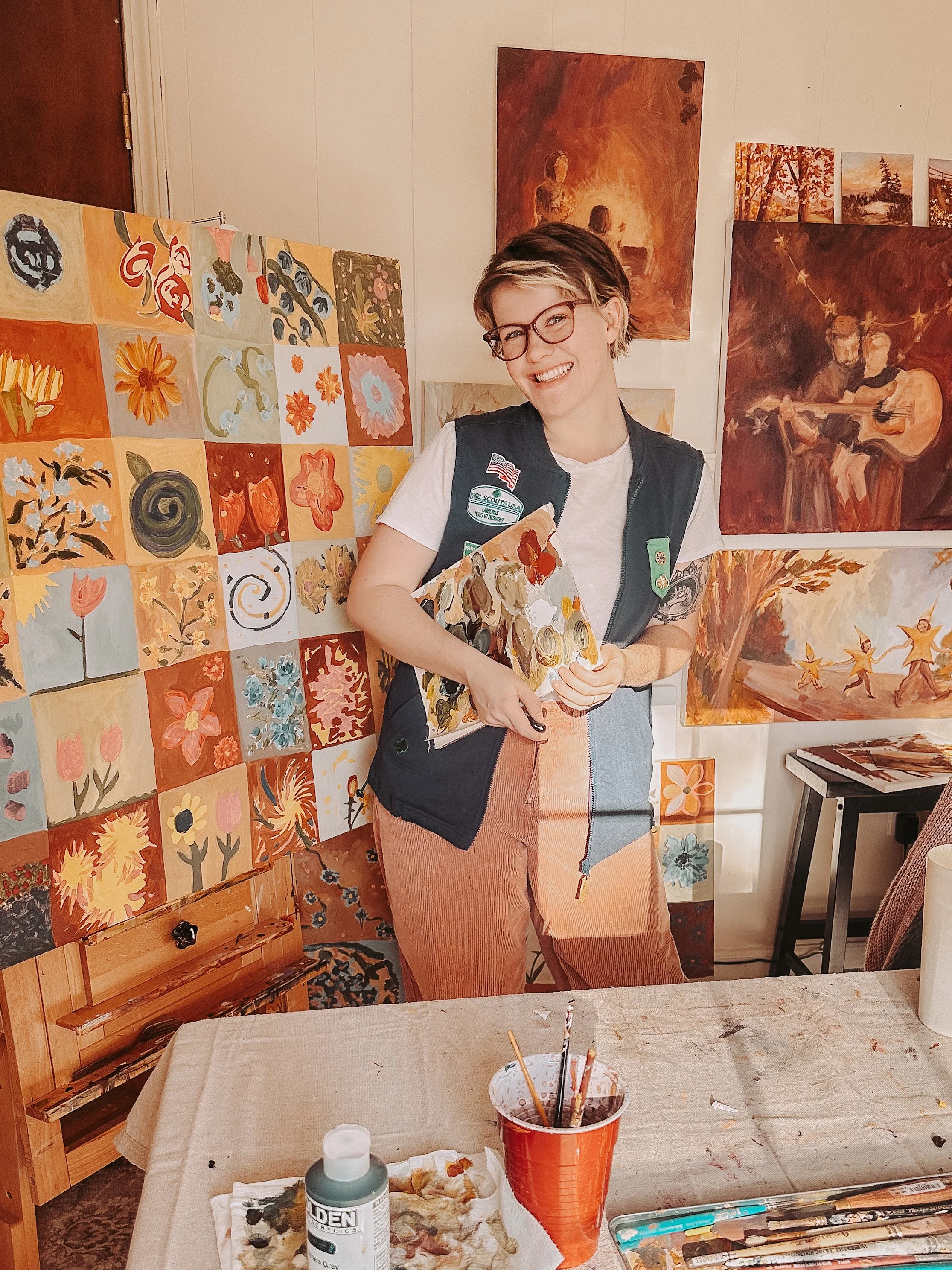 Tuesday Homeschool printmaking one 10 am-12 pm