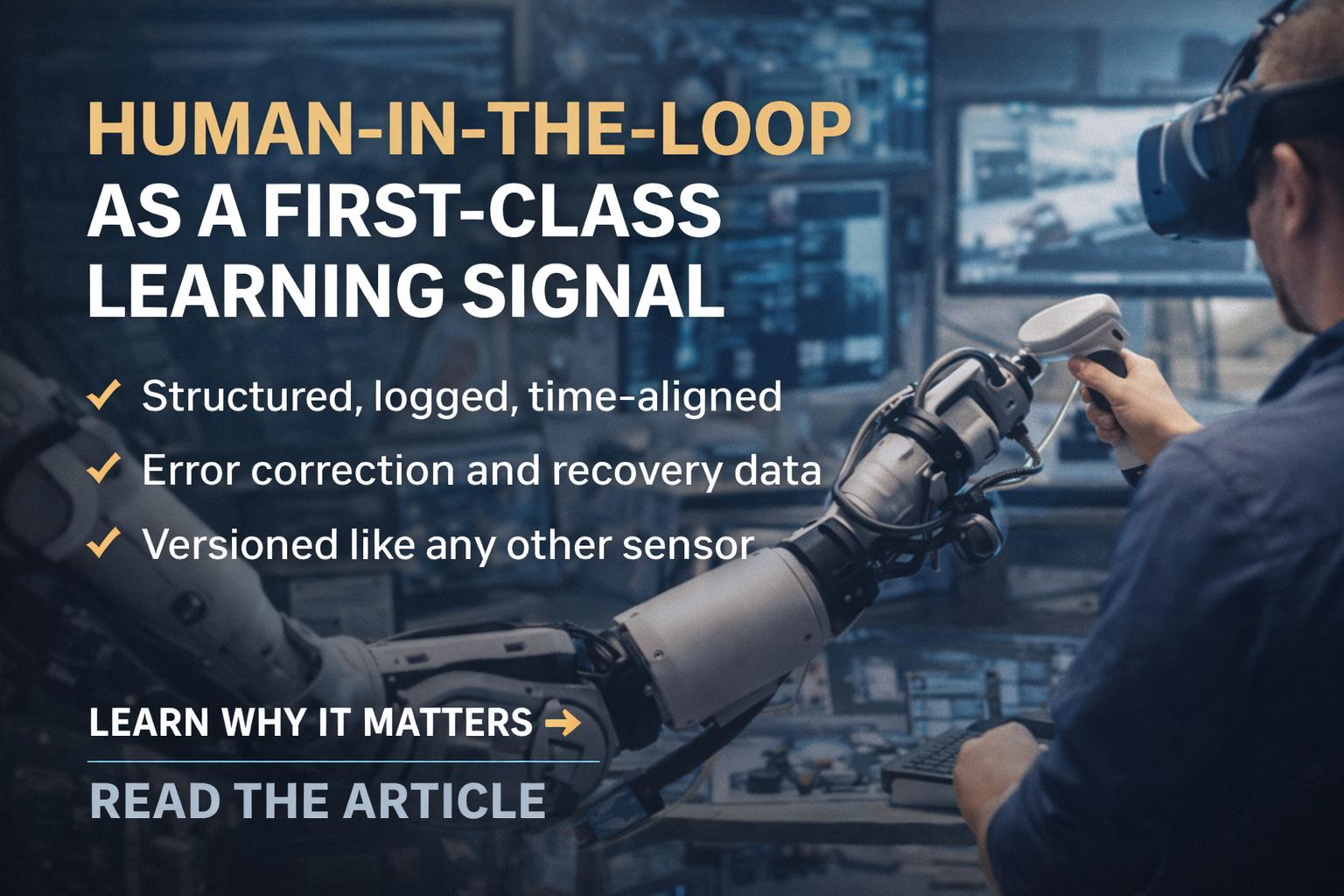 Human-in-the-Loop as a First-Class Learning Signal