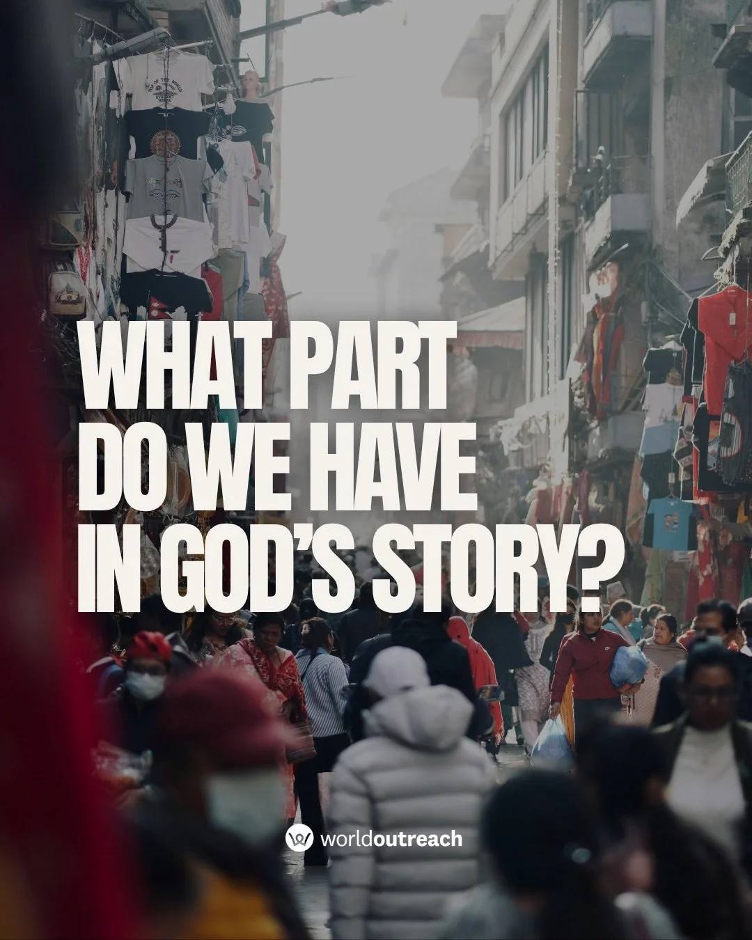 What part do we have in what God is doing around the world?

It can be easy to think that mission belongs to someone else.

Someone called to go farther.

Someone with more experience.

Someone else entirely.

But throughout Scripture, we see somethi