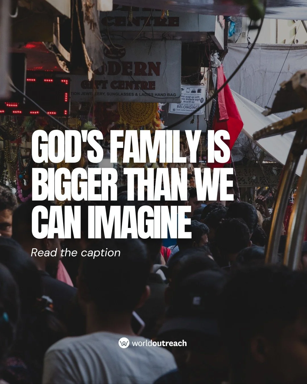 Across the world, believers gather in different places, speak different languages, and come from different backgrounds.

Yet we are united by one Saviour, Jesus Christ.

What a beautiful reminder that the family of God extends far beyond the people a