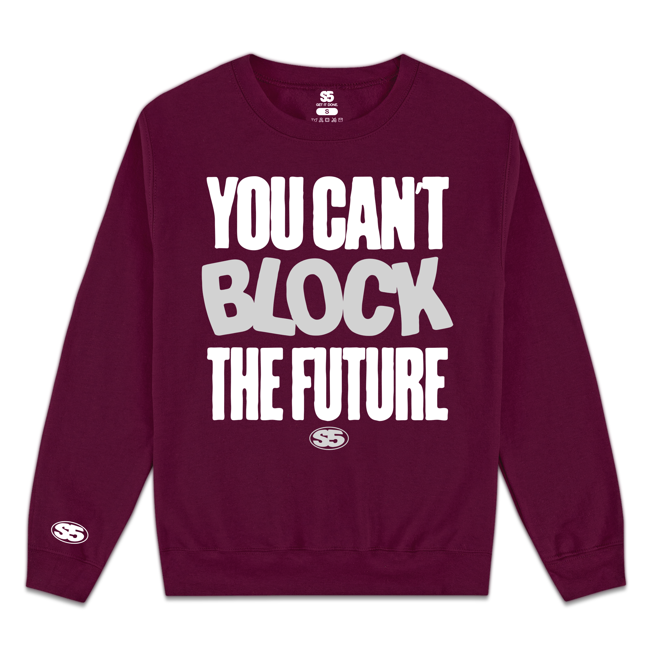 You Can't Block The Future Crewneck | Scholarway