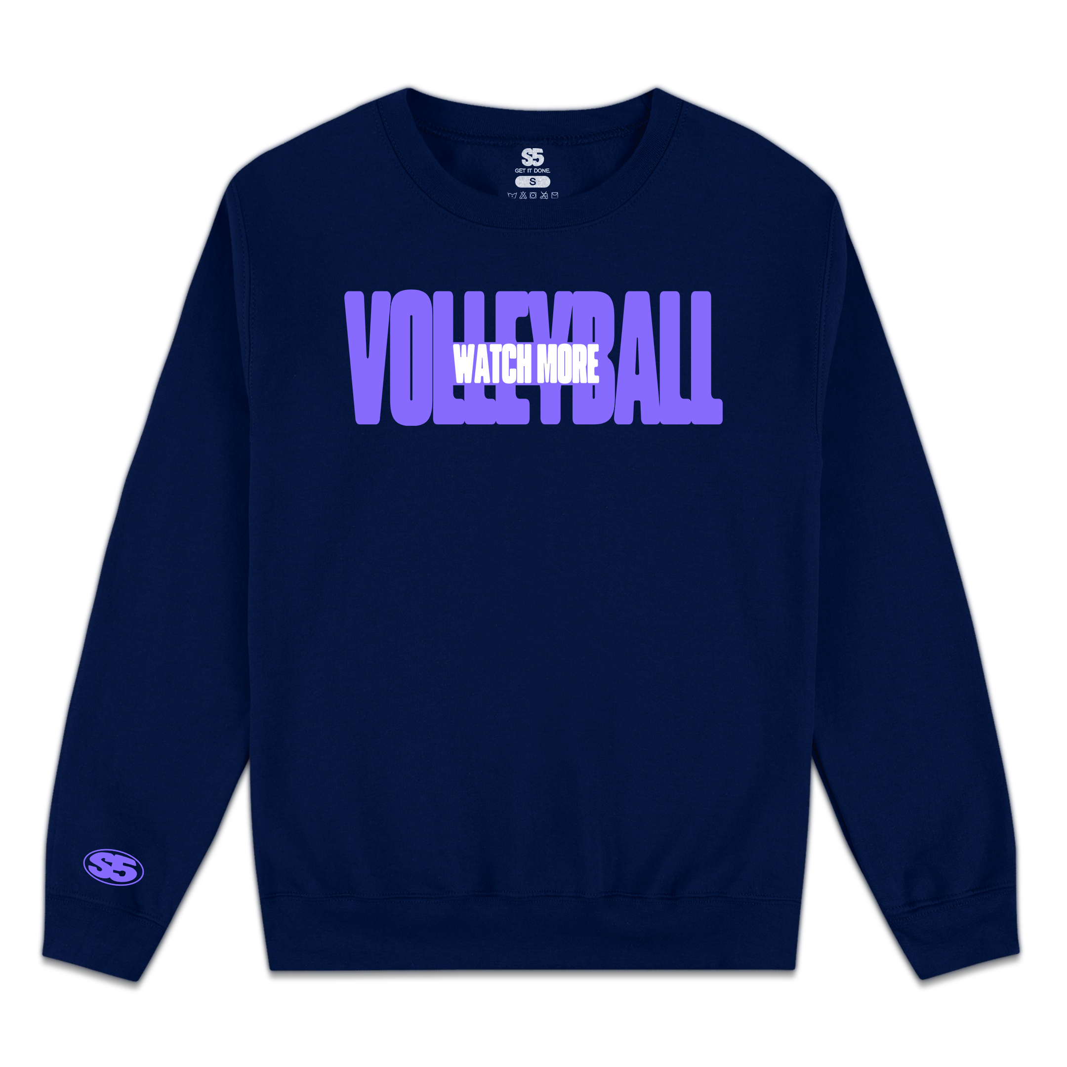 Watch More Volleyball Crewneck | Loverway