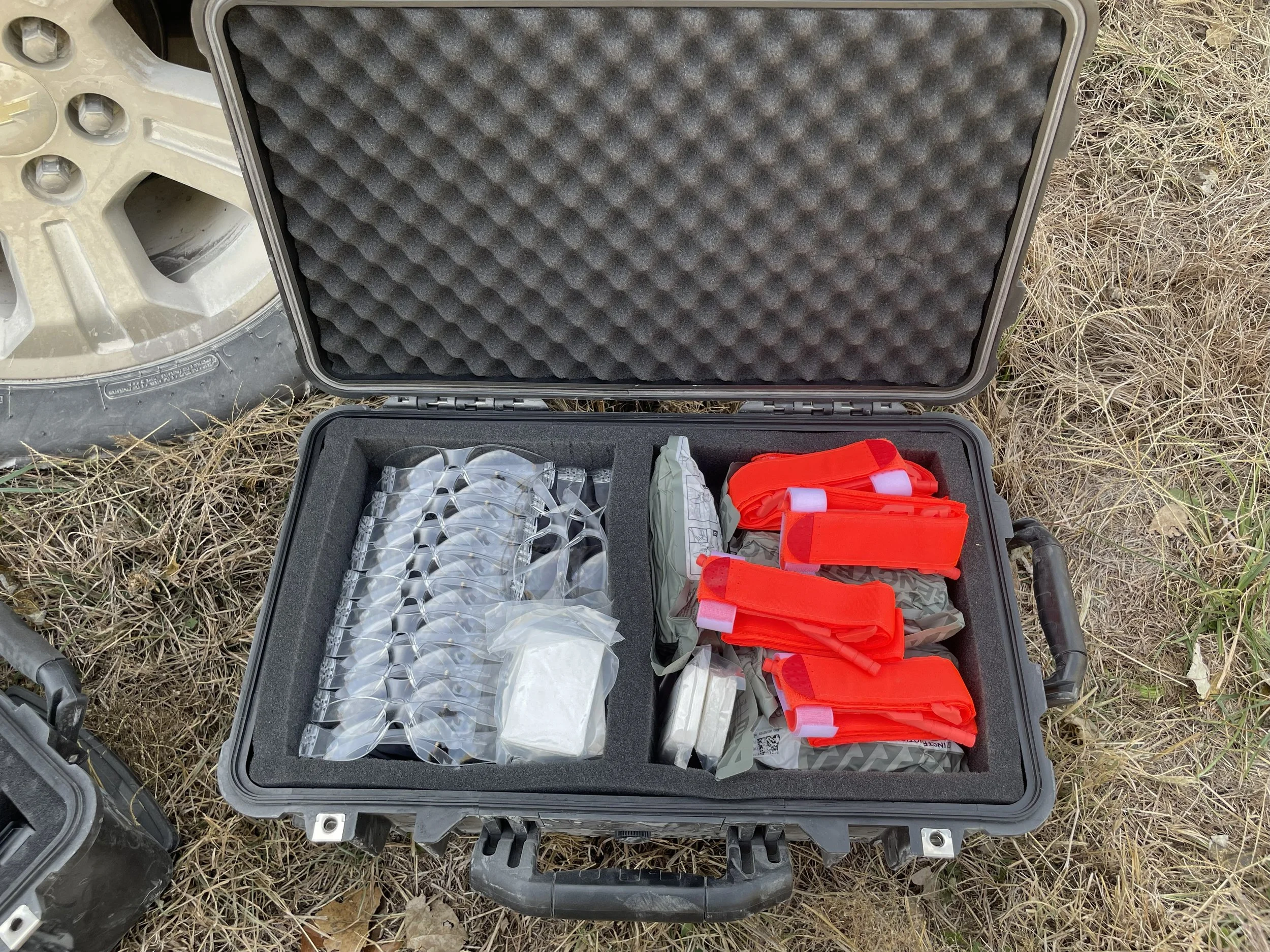 Training TQs, Training Compression Bandages, Eye Pro, Gauze