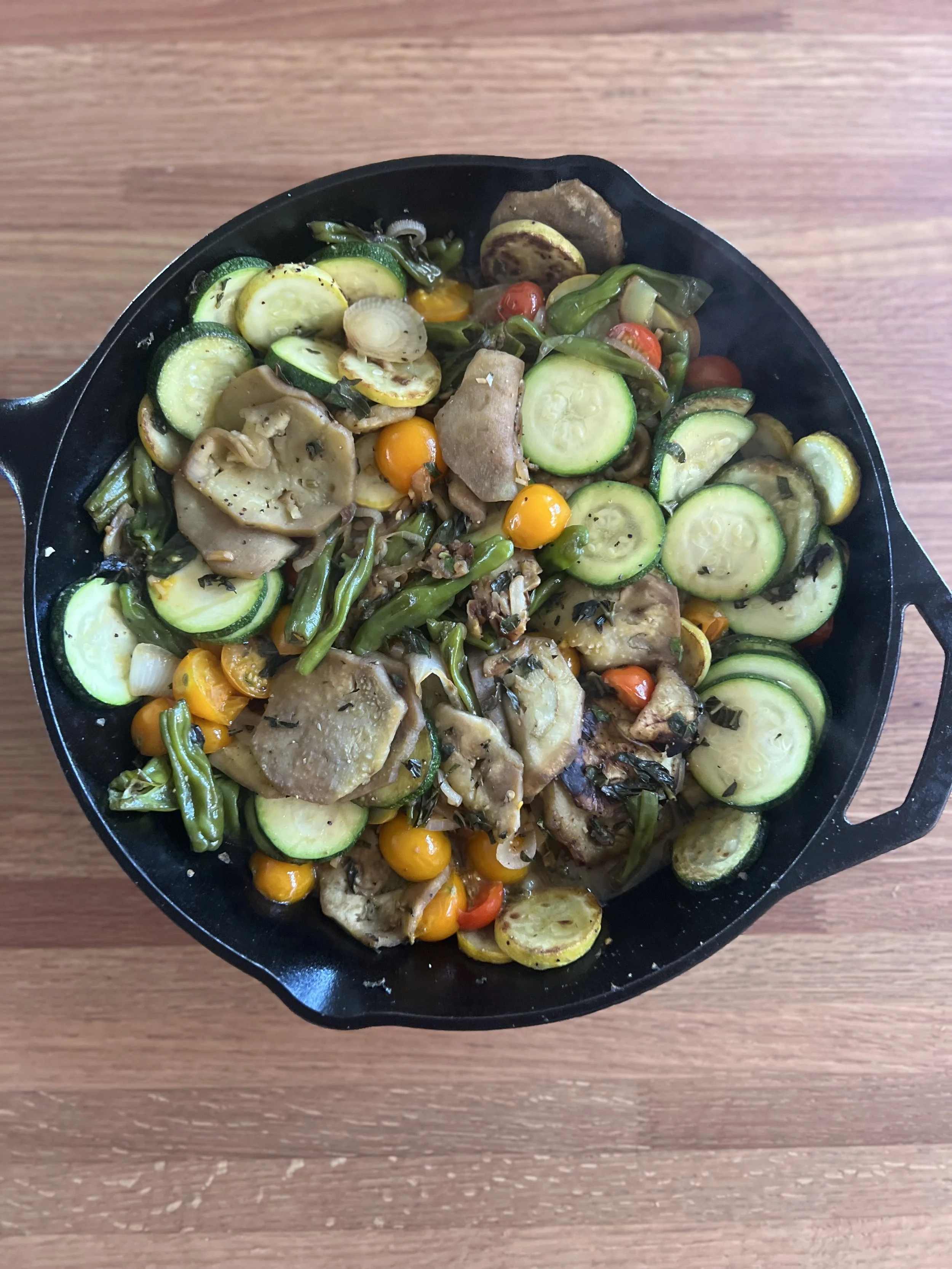 Shishito Pepper Ratatouillie