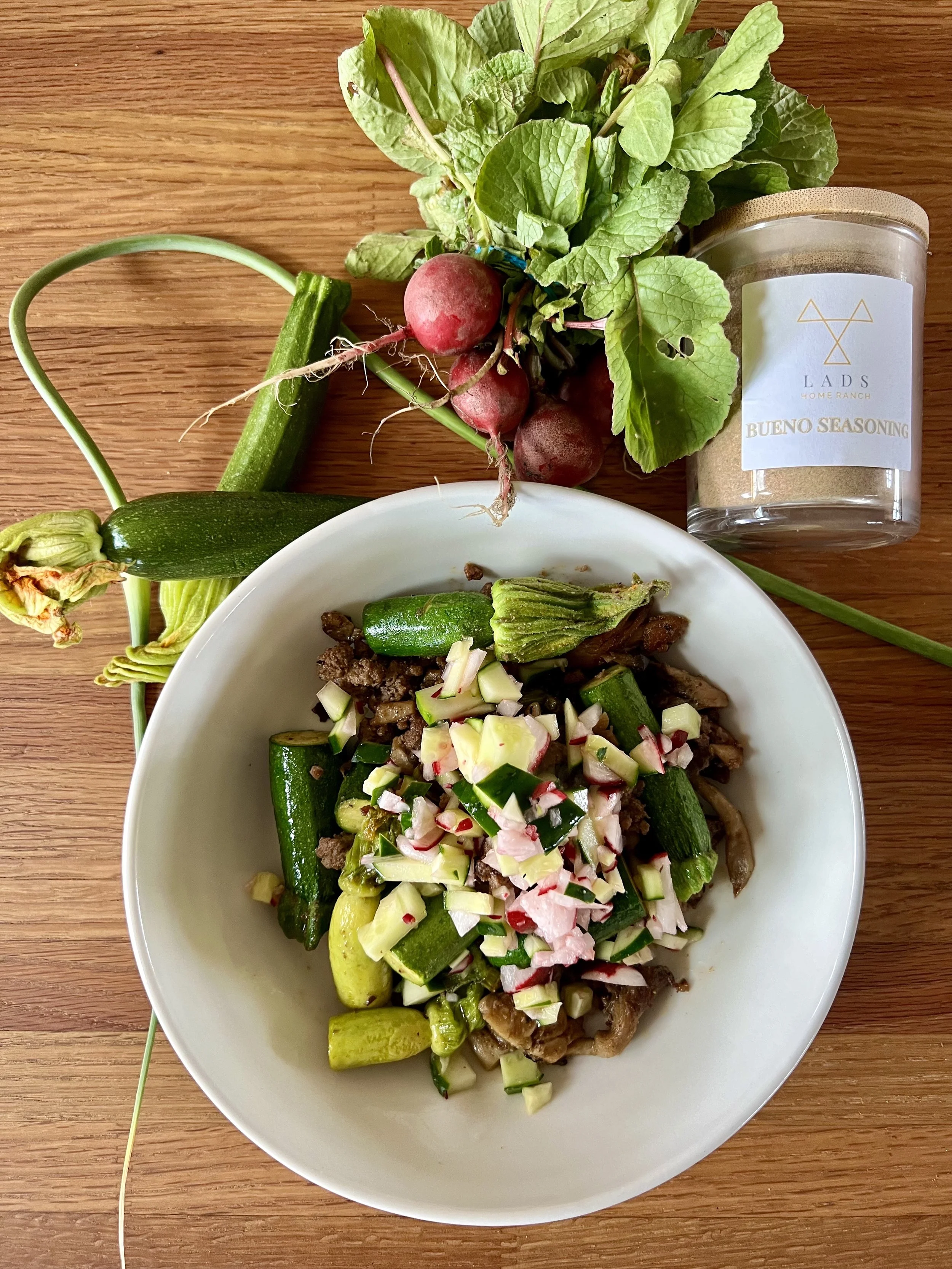 Taco Night Radish Slaw