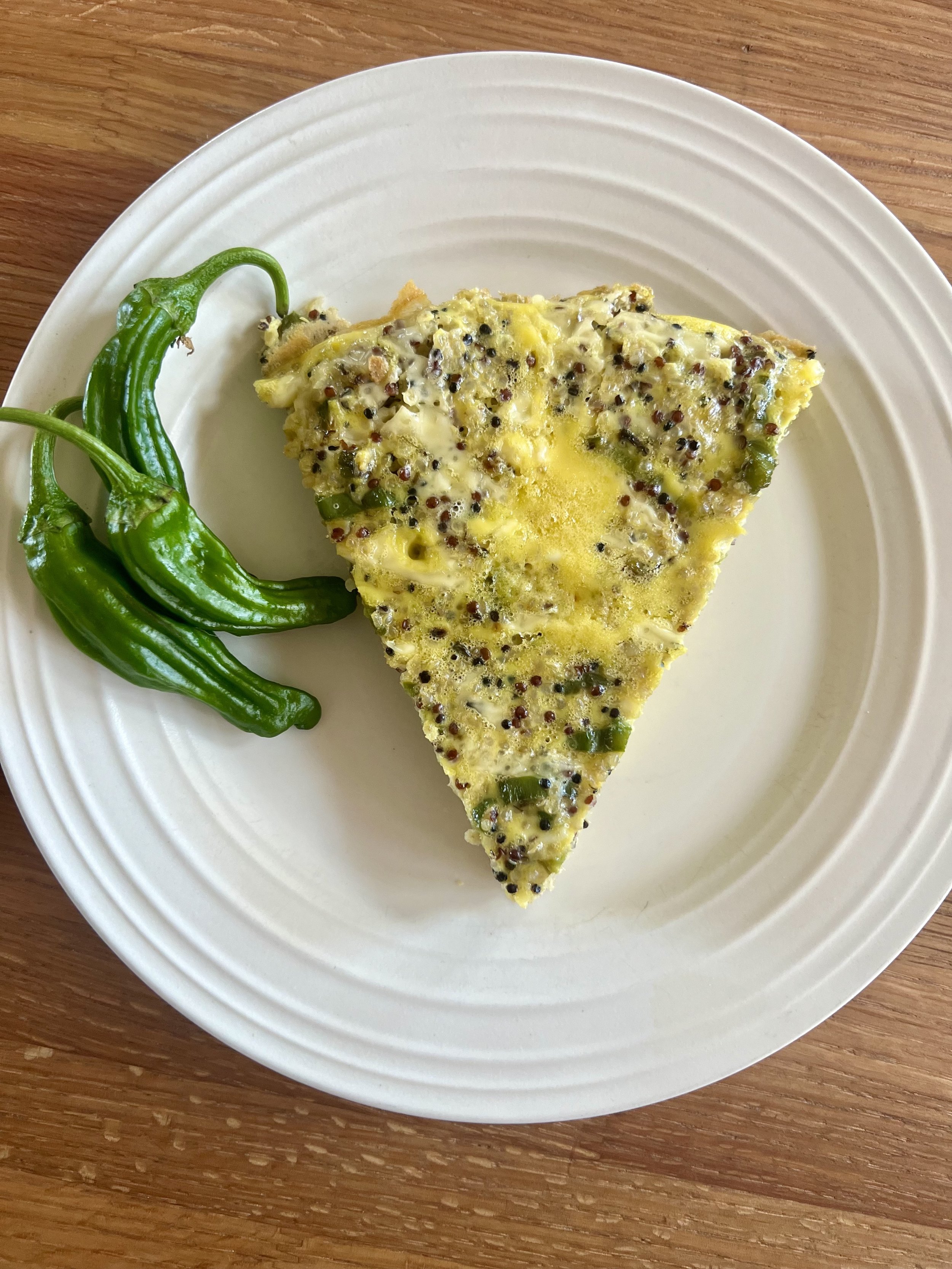 Shishito &amp; Quinoa Fritatta