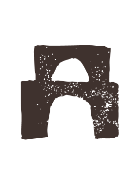 A simple, stylised illustration of arches.