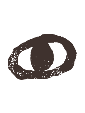 A simple, stylised illustration of an eye.