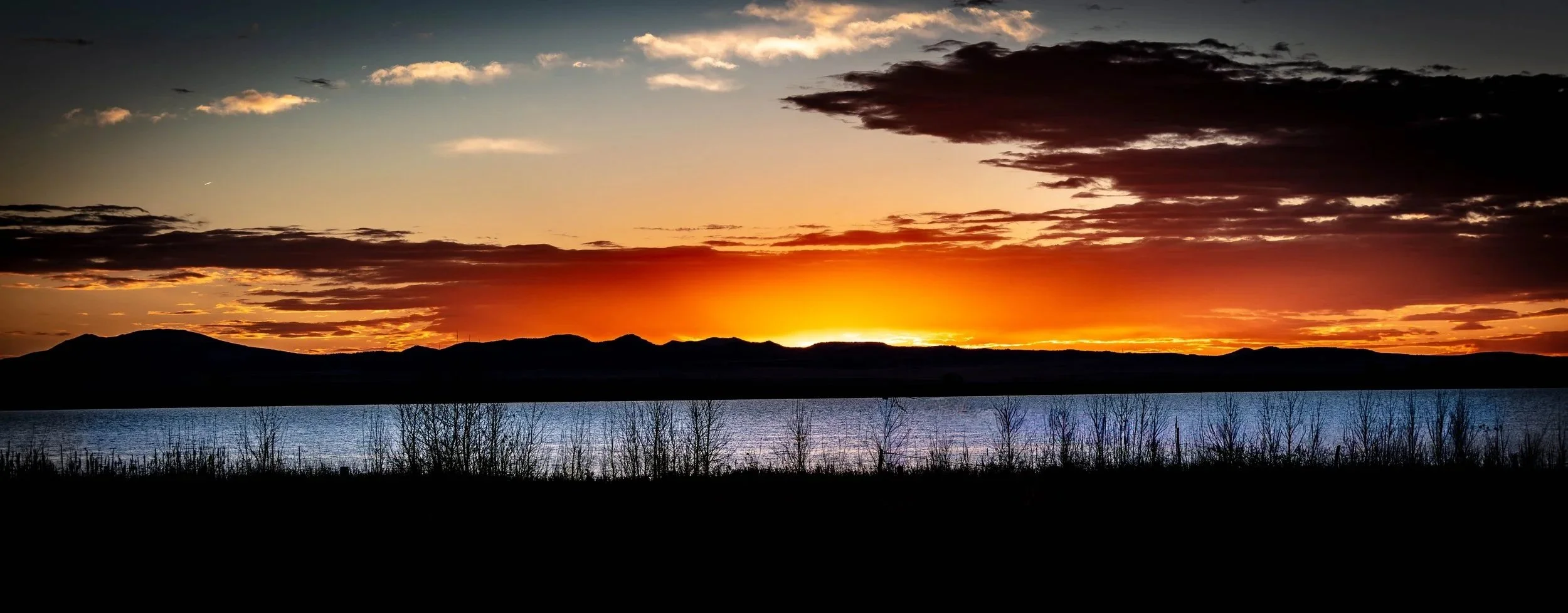 Lakeside Sunrise Maxwell New Mexico