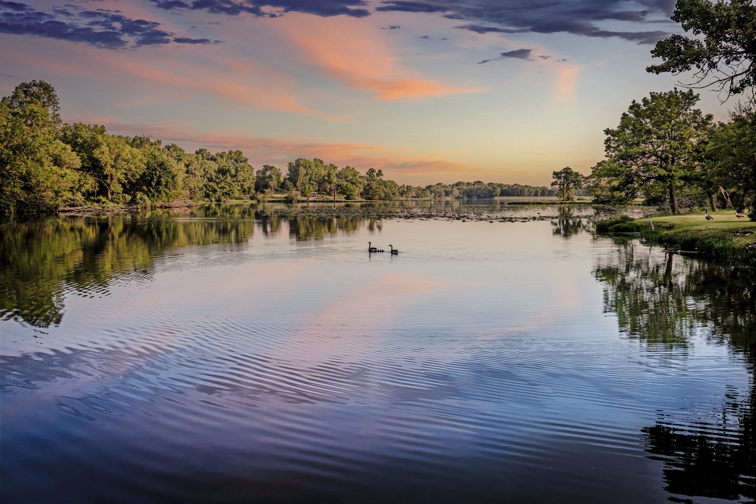 Sunrise at Nebraska Lake