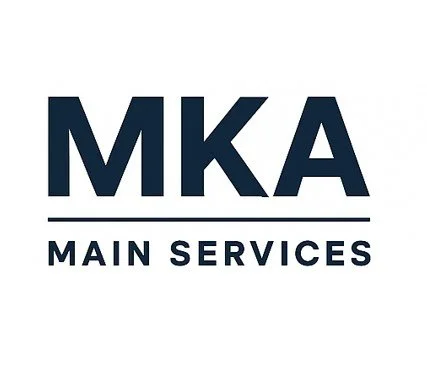 Logo for MKA Main Services with large initials 'MKA' and smaller text below.