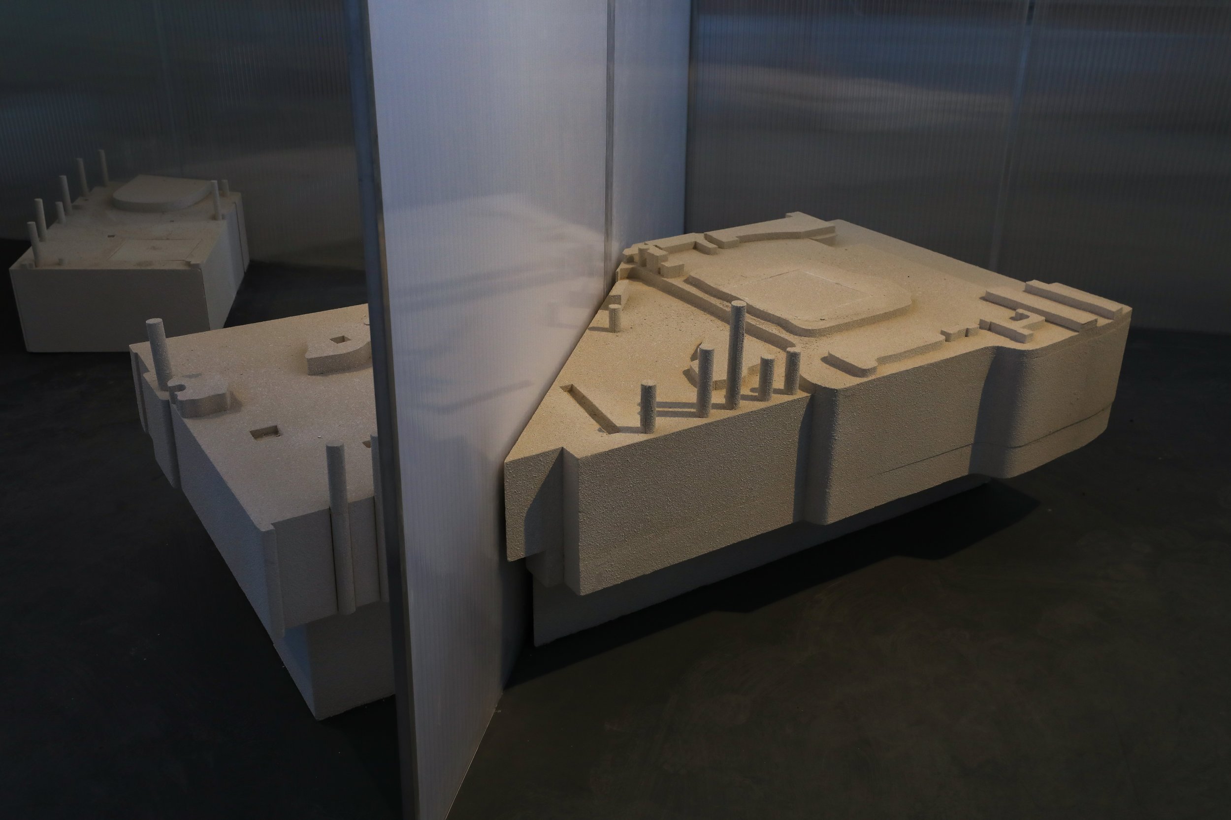 Depth Unknown, focused on exploring the displacement of archaeological fragments in Sebastia, Palestine. The project examined the continuous alteration of the site’s historical context. Through a unique sonic construction, the installation conveyed t