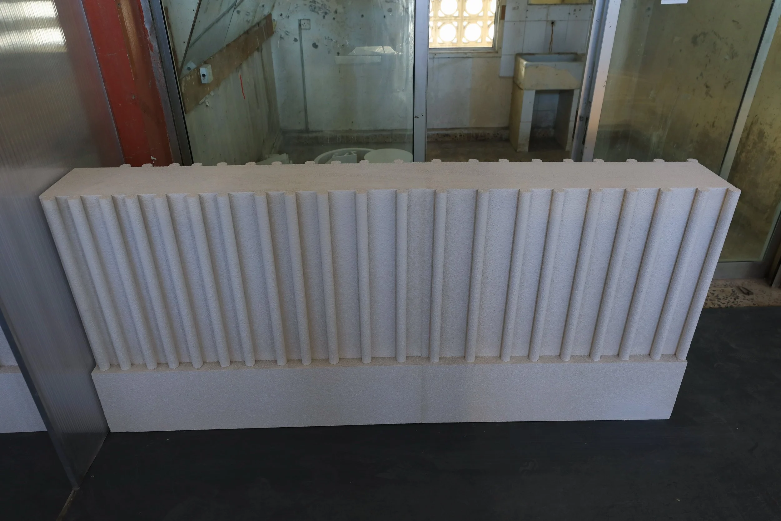 Depth Unknown, focused on exploring the displacement of archaeological fragments in Sebastia, Palestine. The project examined the continuous alteration of the site’s historical context. Through a unique sonic construction, the installation conveyed t