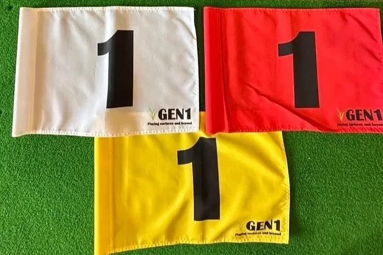 Personalised logo and number flags