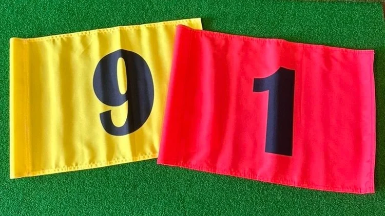 Numbered flags