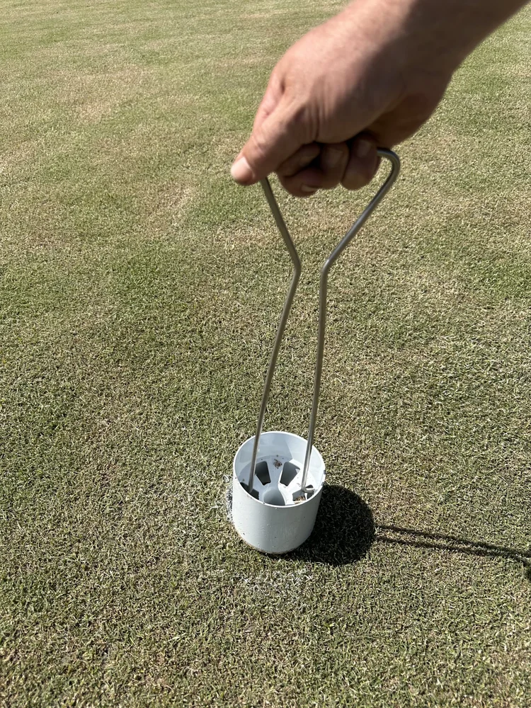 Two prong cup puller