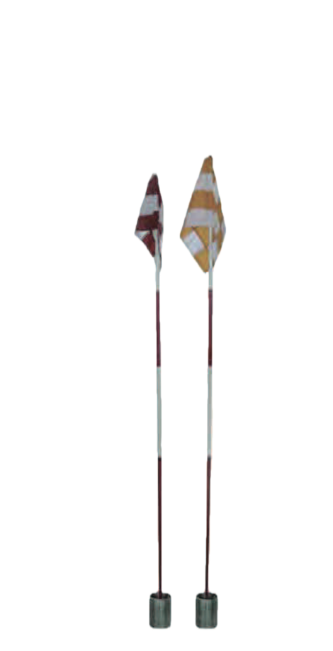 Tournament tapered fibreglass flagstick