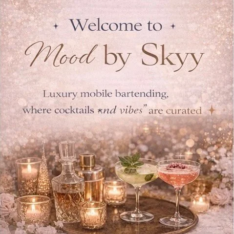 Introducing our new experience Mood by Skyy. Mood by Skyy is an intimate, women-centered cocktail experience where drinks are curated by mood.
Soft luxury, intentional details, and elevated sips designed for moments meant to be felt, not rushed 🤍