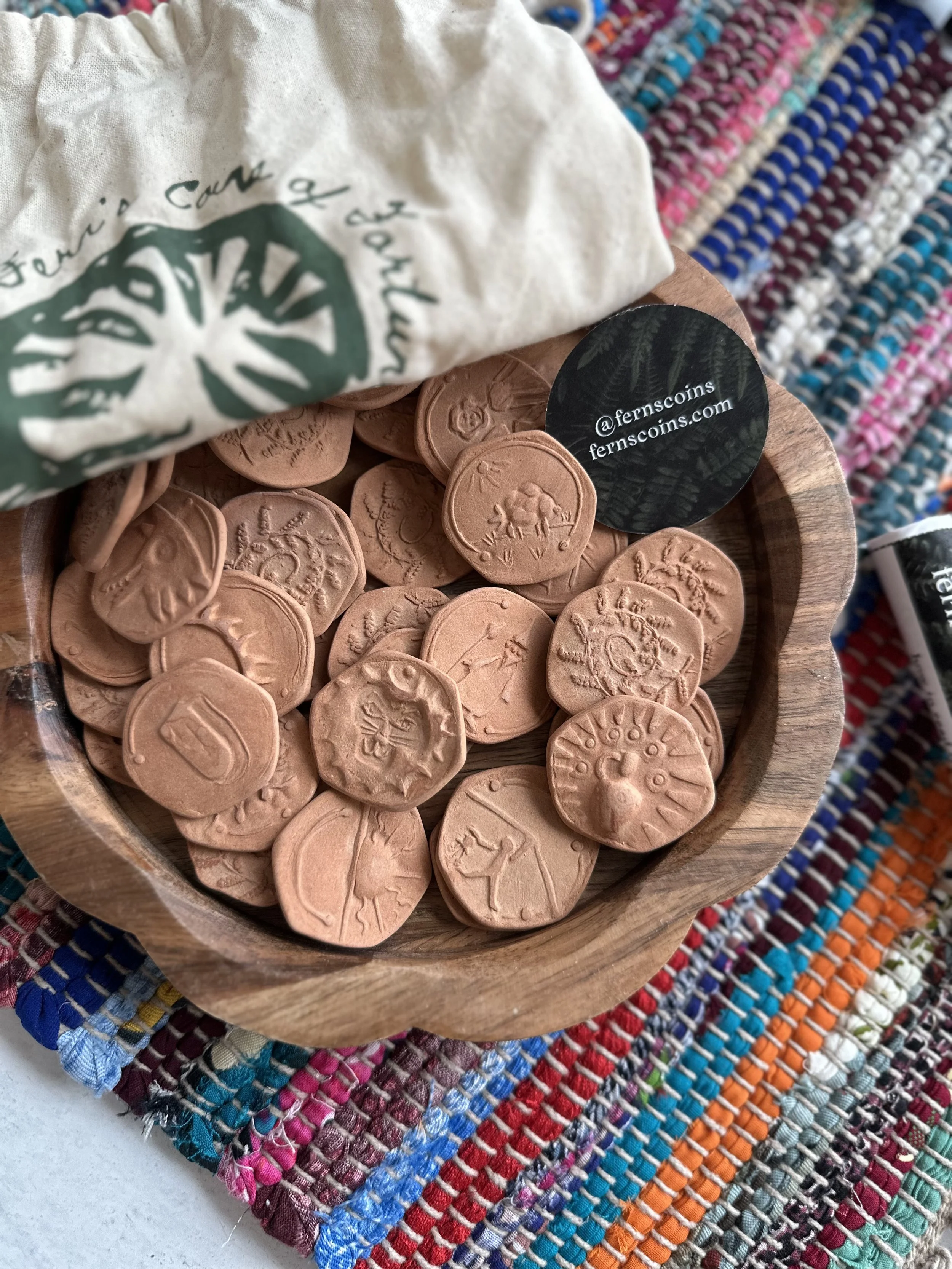 Thin Sandy Brown Coin Set - S1