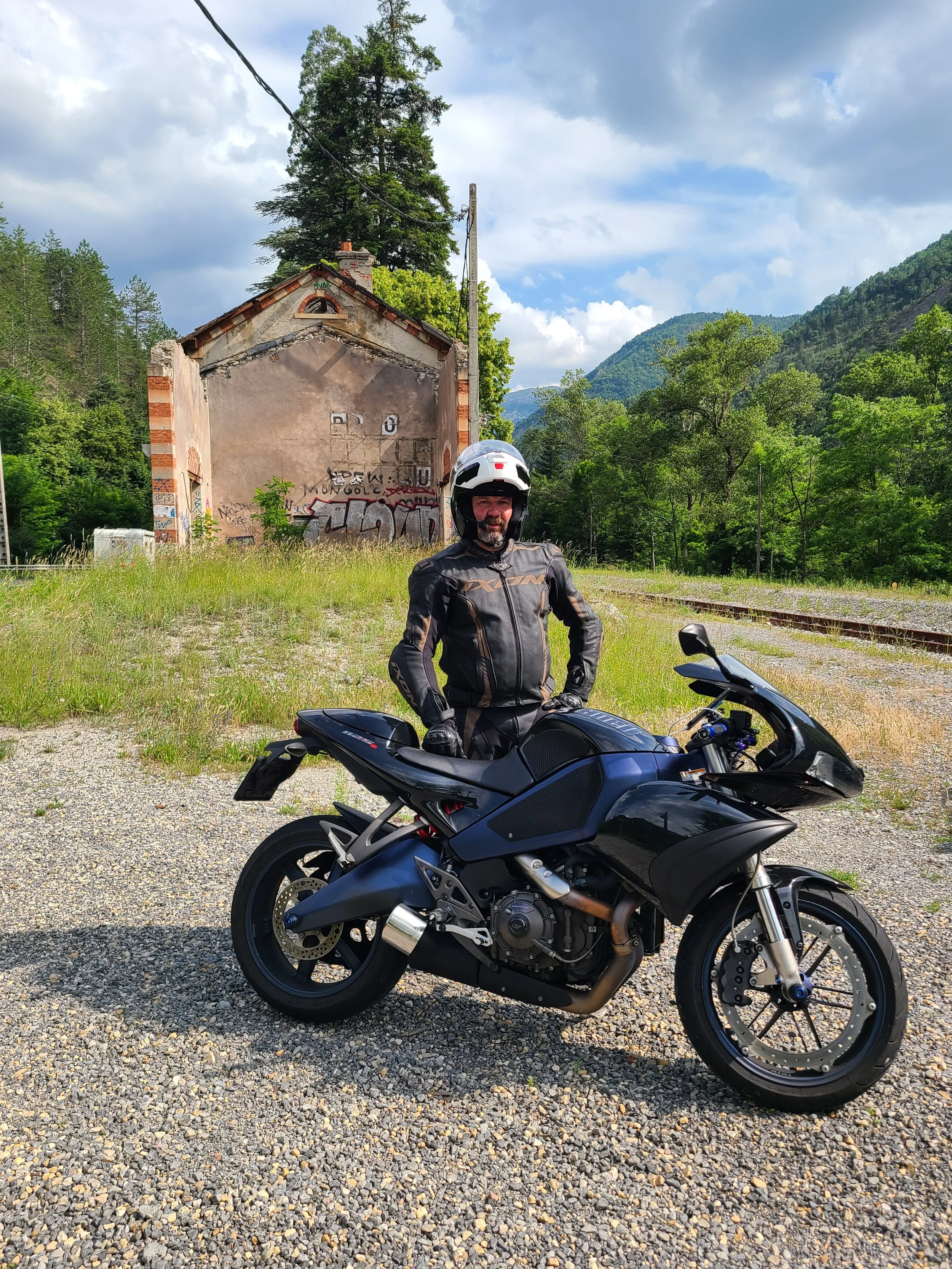 Old railroad house France