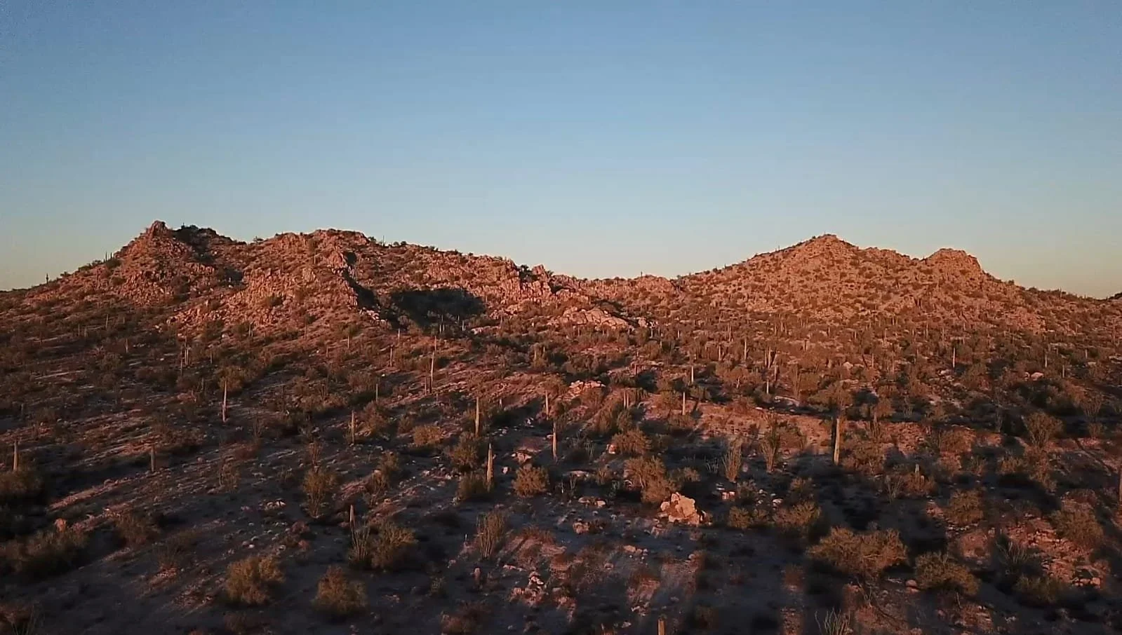 Sunrise over the Arizona desert