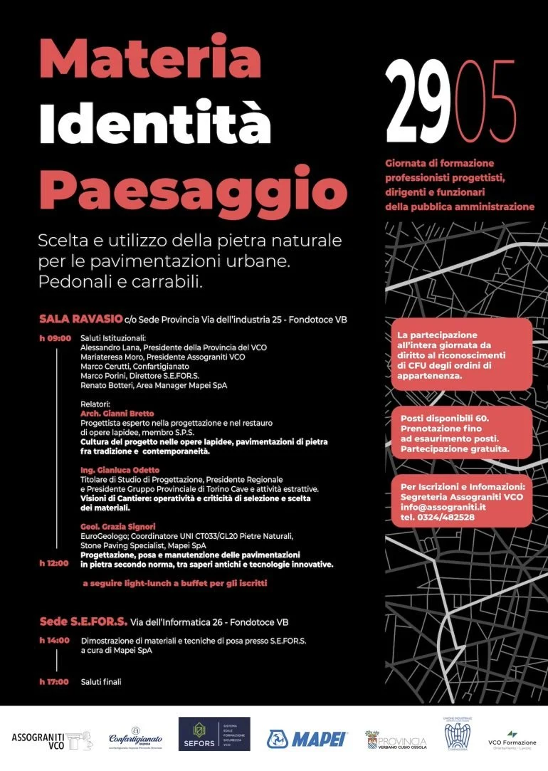 Materia, Identità, Paesaggio: giornata di Formazione