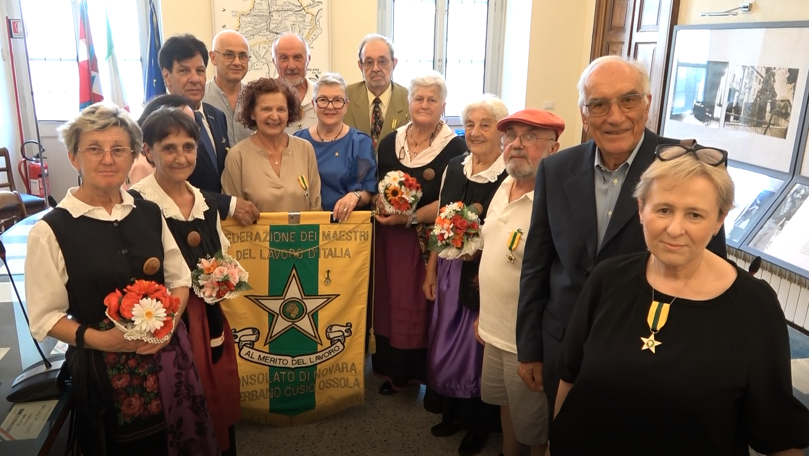 Maestri del Lavoro, la cerimonia in municipio a Domodossola