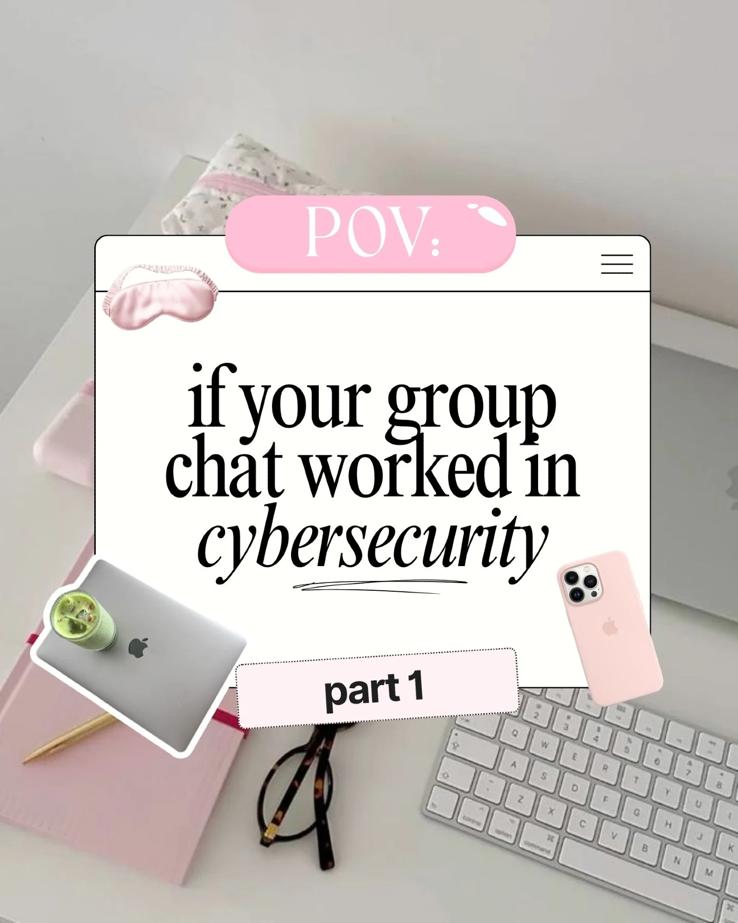 Everyone plays a role in the group chat.
But in the digital world, those roles matter more than you think.

Oversharing makes you easier to track.
Ignoring updates slows your device and opens security gaps.
Not checking links increases your risk of p
