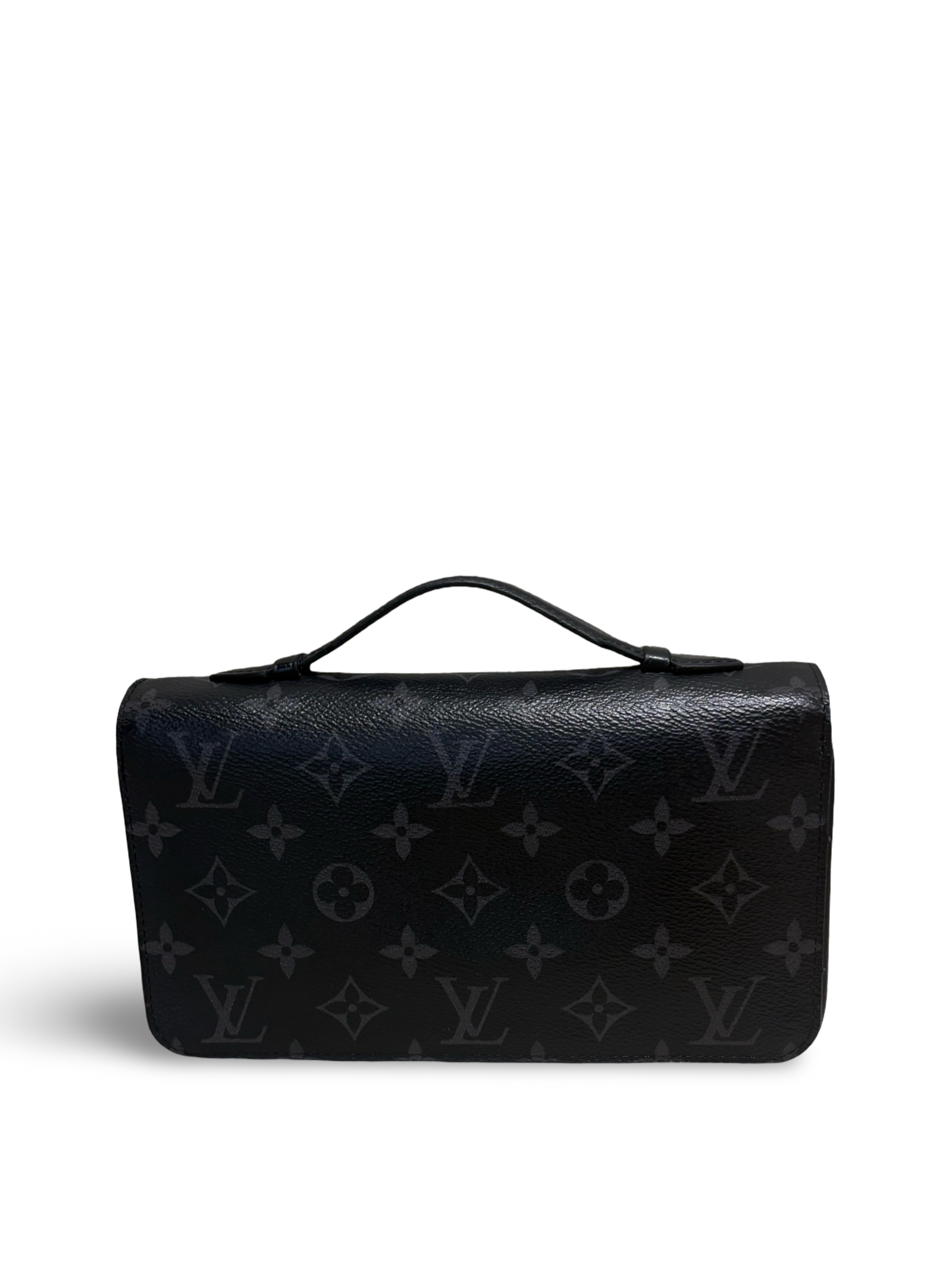 Louis Vuitton Black Damier Monogram Canvas Zippy Wallet XL