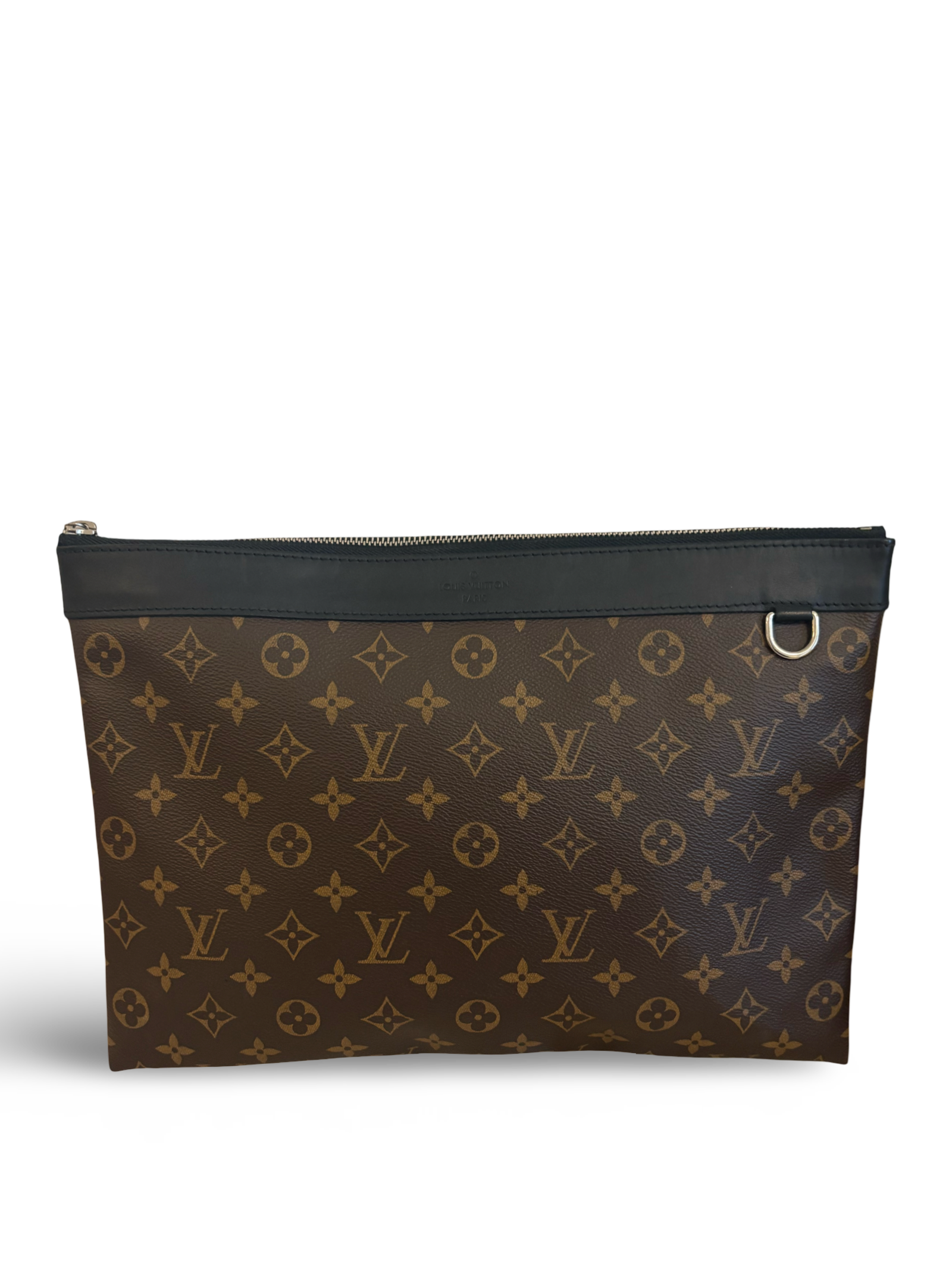 Louis Vuitton Eclipse Discovery Pochette Brown Monogram Clutch Bag