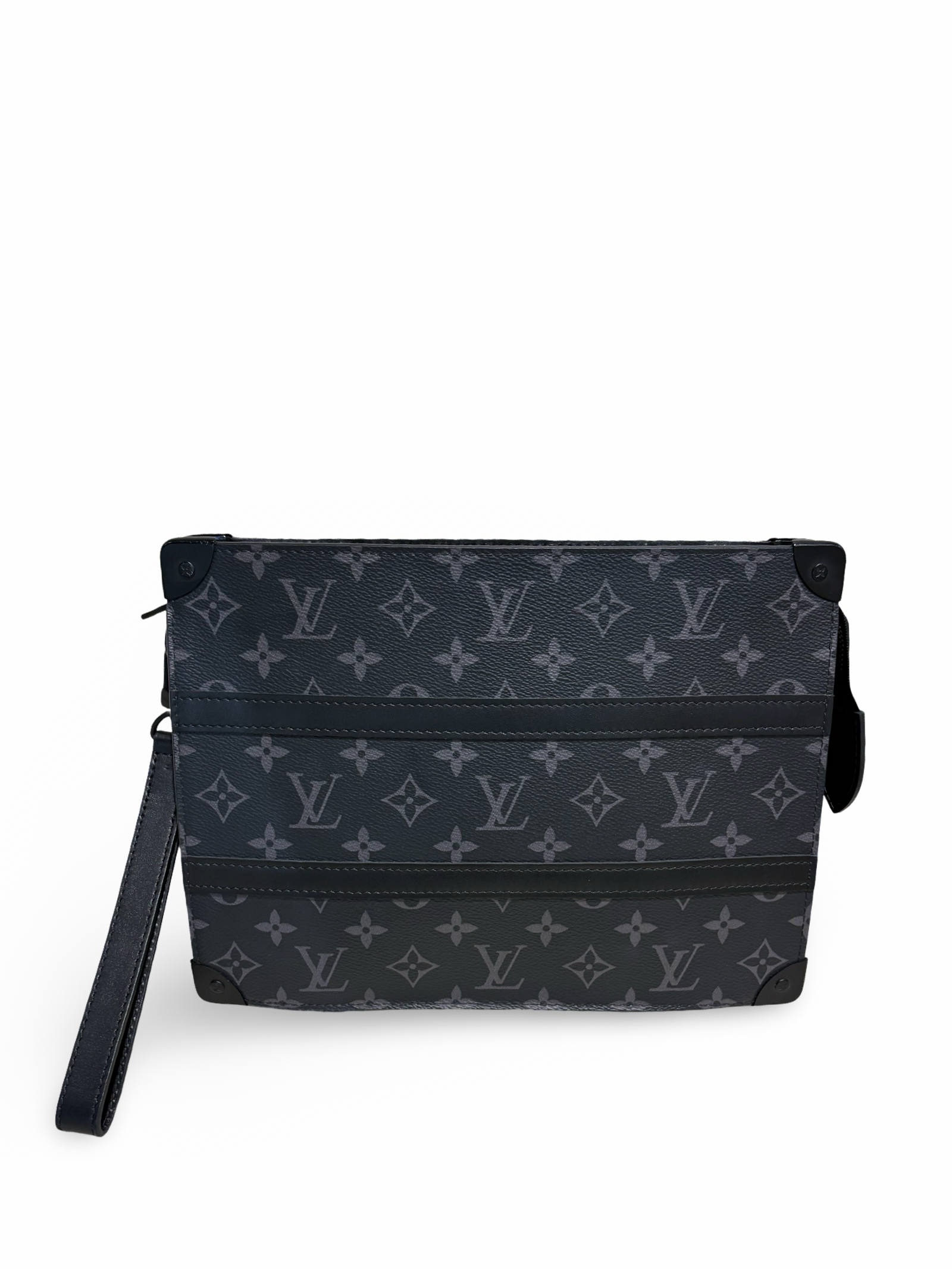 Louis Vuitton Trunk Pochette Clutch Eclipse Monogram Bag