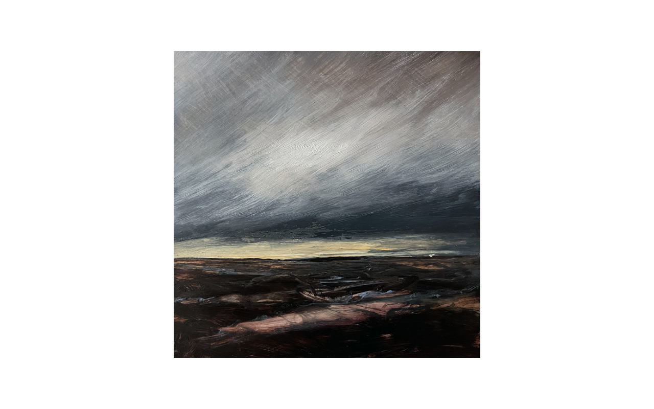 Nordseit
/ 2024
/ 30 x 30 cm
/ Ölfarben auf Holz
/ Oil on wood