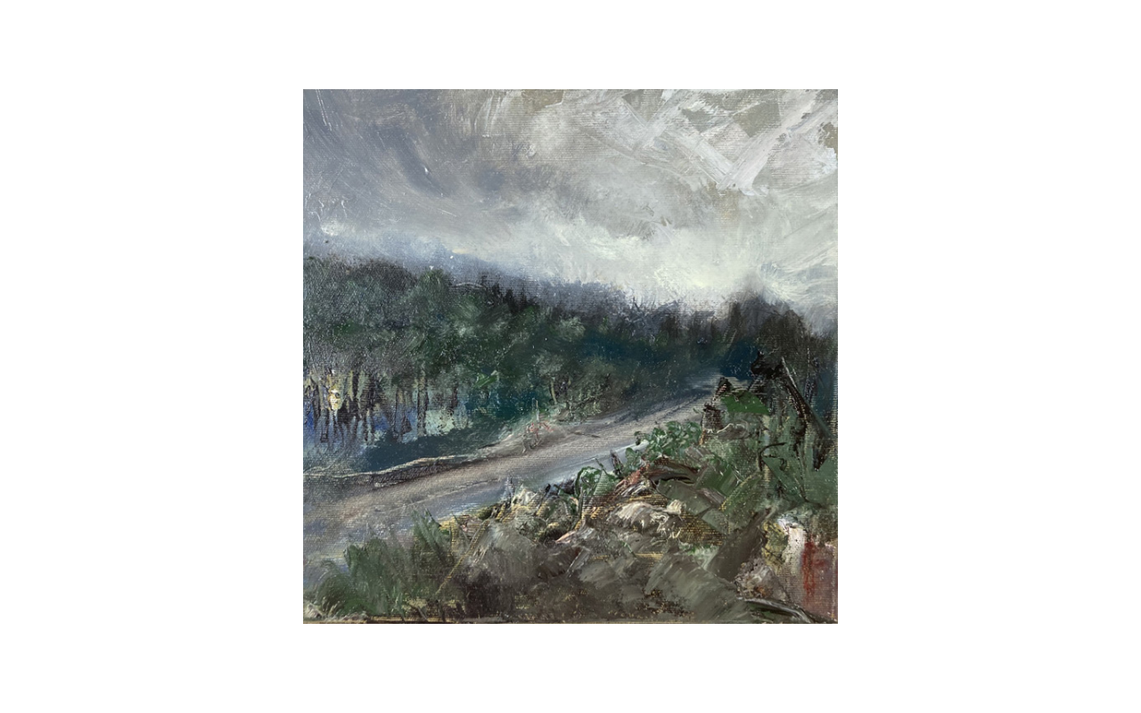 »Waldweg«
/ 2023
/ 30 x 30 cm
/ Ölfarben auf Leinwand
/ Oil on linen