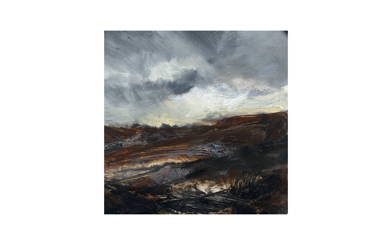 Tiefmoor I
/ 2023
/ 30 x 30 cm
/ Ölfarben auf Steinpapier auf Holz
/ Oil on stone paper on wood