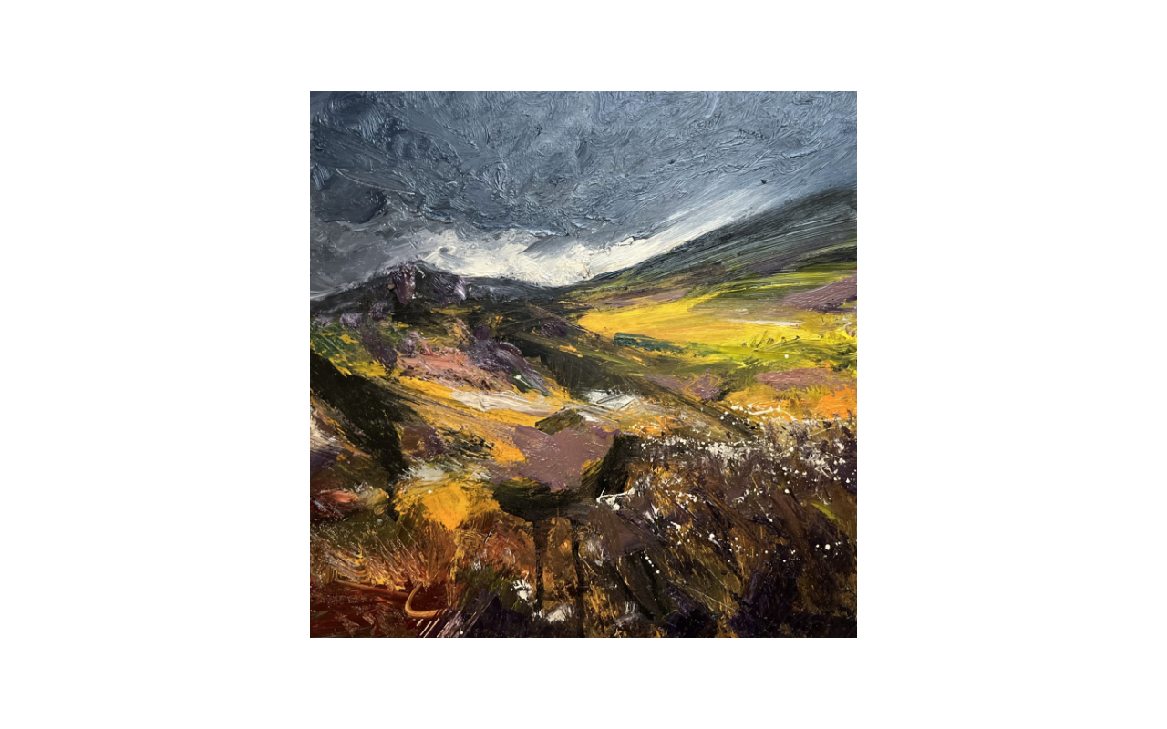 Wildweg I
/ 2024
/ 30 x 30 cm
/ Ölfarben auf Holz
/ Oil on wood