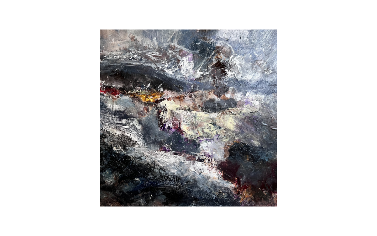 Rau II
/ 2023
/ 30 x 30 cm
/ Ölfarben auf Steinpapier auf Holz
/ Oil on stone paper on wood