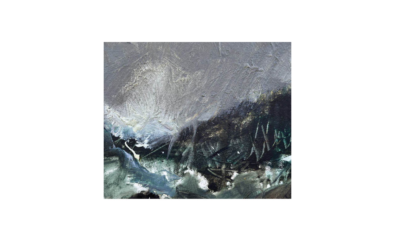 »Geheim« 
/ 2023
/ 30 x 25 cm
/ Ölfarben auf Leinwand
/ Oil on linen