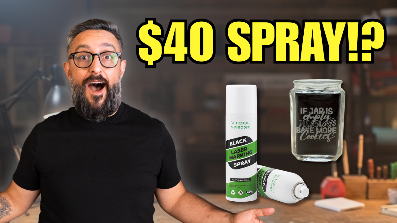 xTool’s Marking Spray: My First Pro Level Coating for Glass Engraving