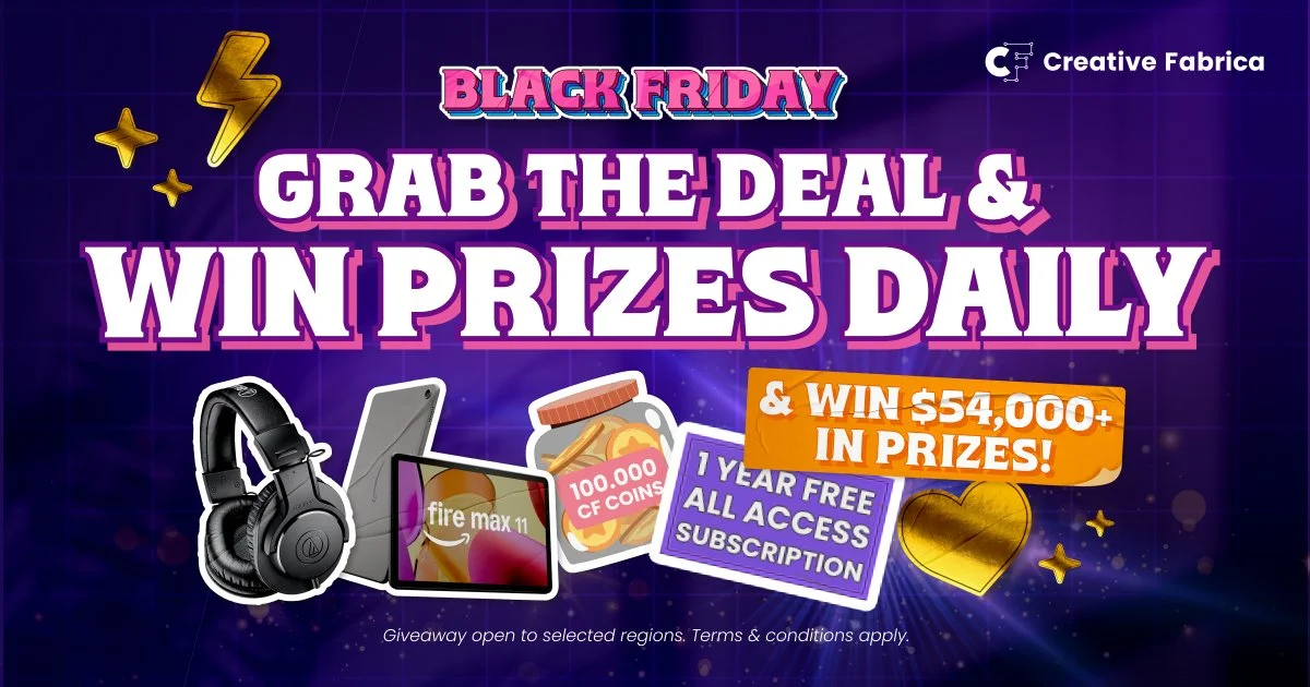 Hello friends!

Black Friday on Creative Fabrica is coming to an end - and this is your LAST chance to save big!

Fonts, graphics, crafting tools, and All Access deals are at their lowest prices of the year. If you&rsquo;ve been waiting&hellip;today 
