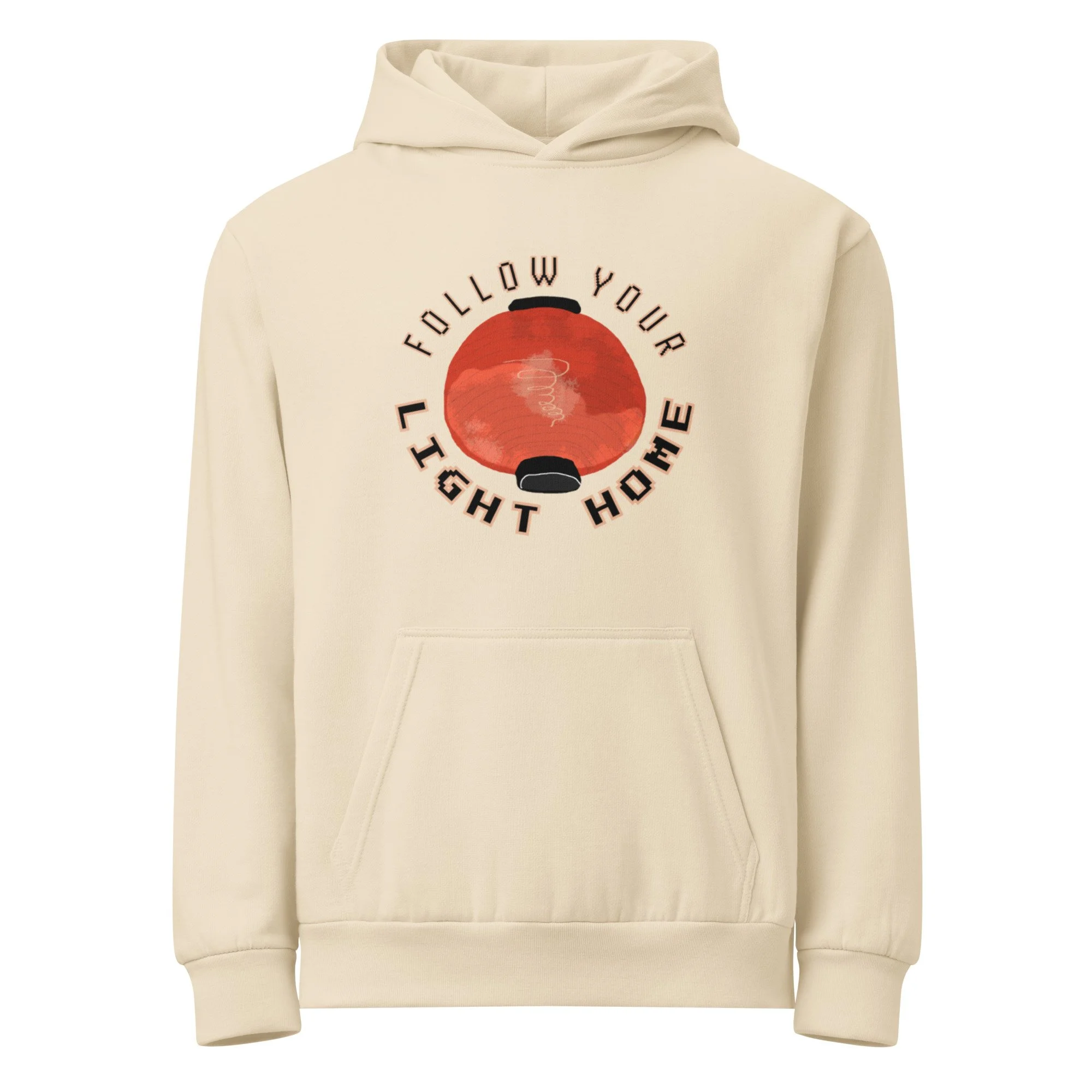 Follow Your Light Home | Red Lantern Urban Hoodie